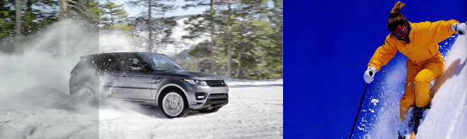 Range Rover & Alpine Skiing