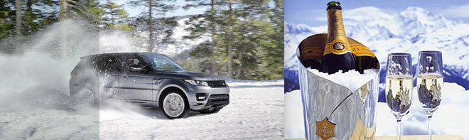 Range Rover & Champagne