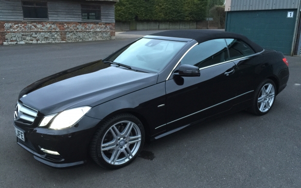 Mercedes-Benz E Class 2.1 E250 CDI AMG Sport 7G-Tronic Plus 2dr CONVERTIBLE - ALL BLACK, HUGE SPEC!